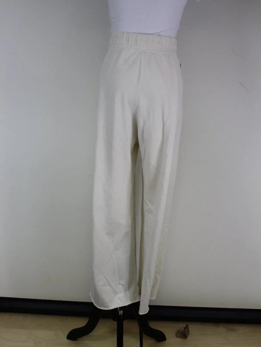 Divided H&M Cream Wide‎ Leg Pants Small Elastic Waist Lounge Minimalist